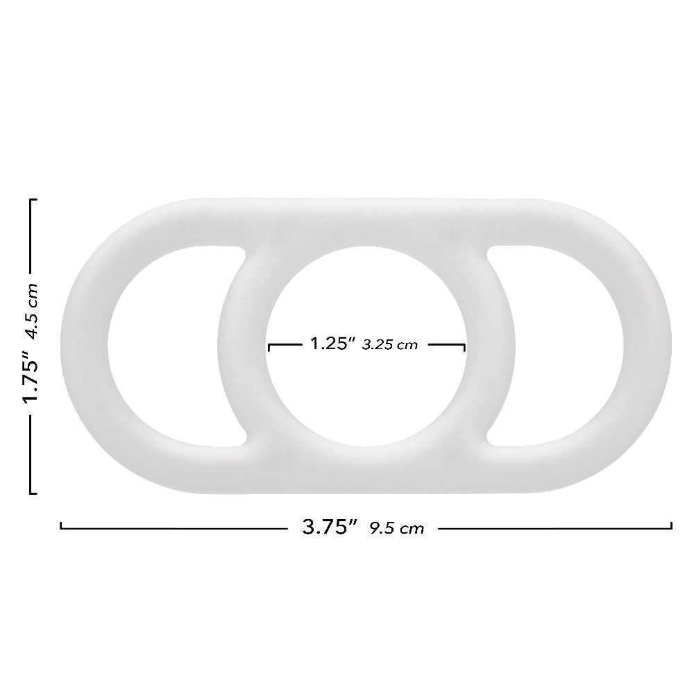 Alpha Liquid Silicone Commander Ring - Black