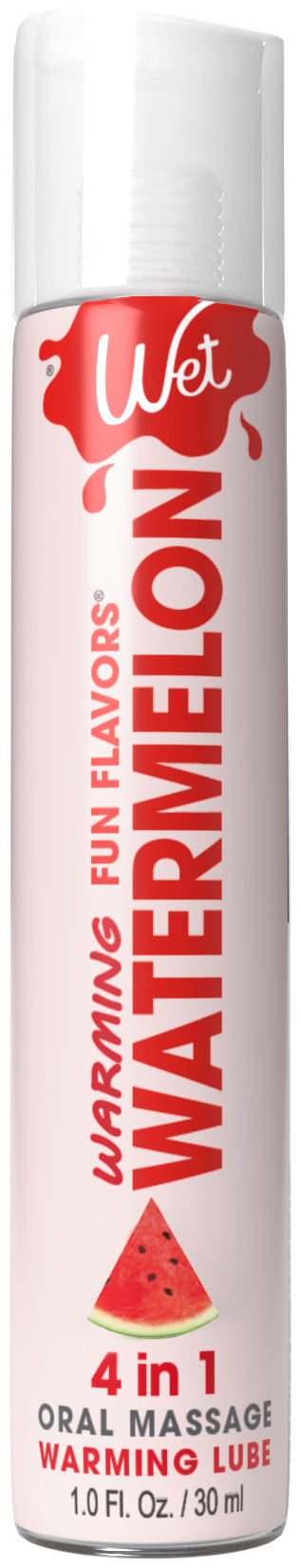 Wet Warming Fun Flavors - Watermelon - 4 in 1 Lubricant 1 Oz