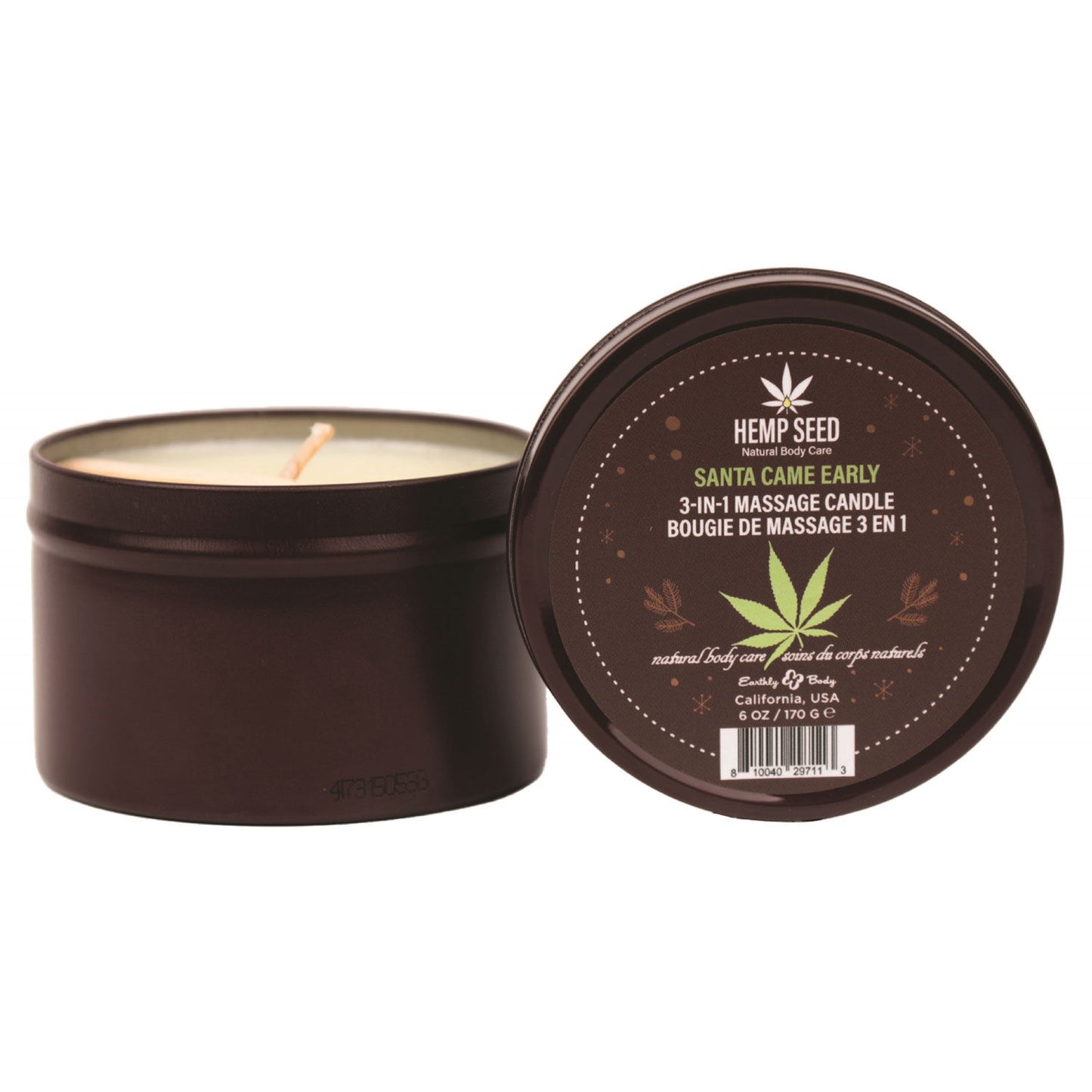 Hemp Seed 3 in 1 Massage Candle Stuff My Stocking - 6oz