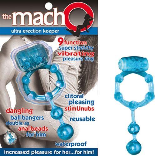 The Macho Ultra Erection- Keeper Blue - Love It Wet