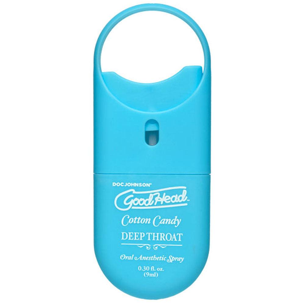 Goodhead - Deep Throat Spray to-Go - Cotton Candy - 0.30 Fl. Oz. - Love It Wet