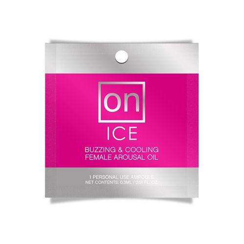 On Ice Buzzing & Cooling Female Arousal Oil - 0.01 Oz. Ampoule - Love It Wet