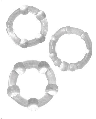 Ram Beaded Cockrings - Clear - Love It Wet