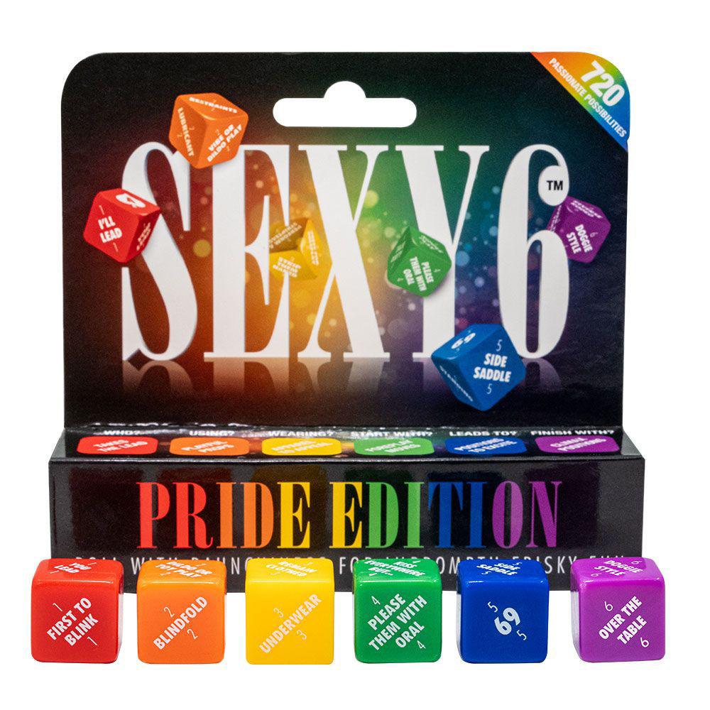 Sexy 6 Dice - Pride Edition - Love It Wet