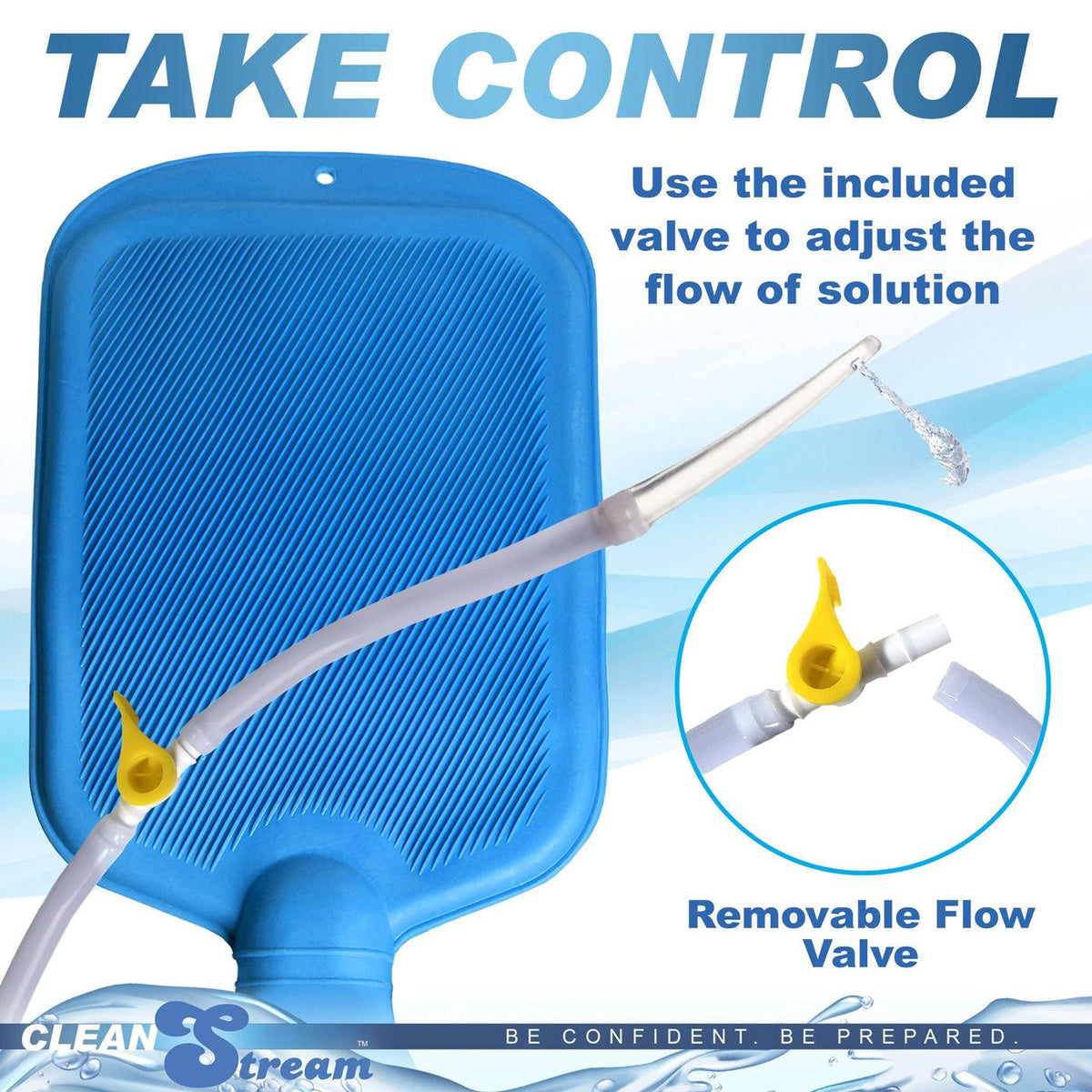 Deluxe Shower Enema Kit - Blue - Love It Wet