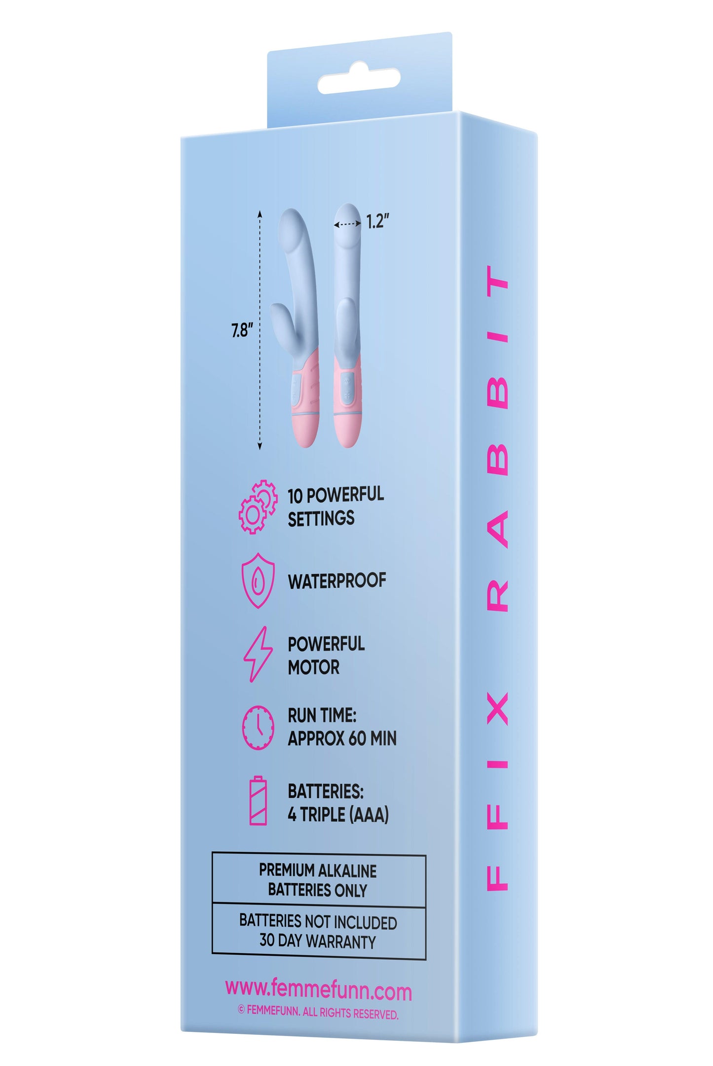 Ffix Rabbit - Light Blue - Love It Wet