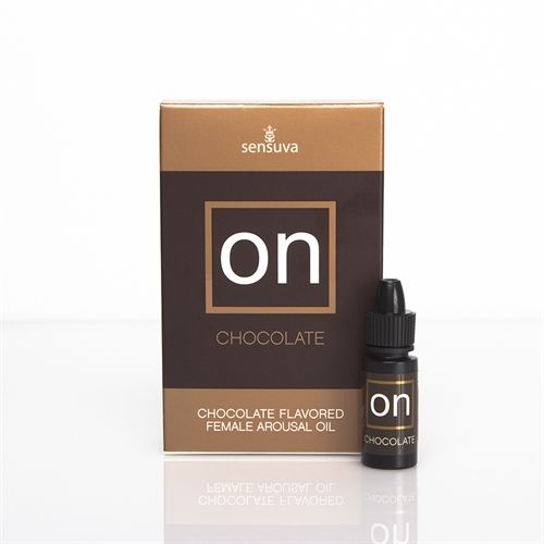 En aceite de excitación femenina con sabor a chocolate - .17 oz. - Caja grande