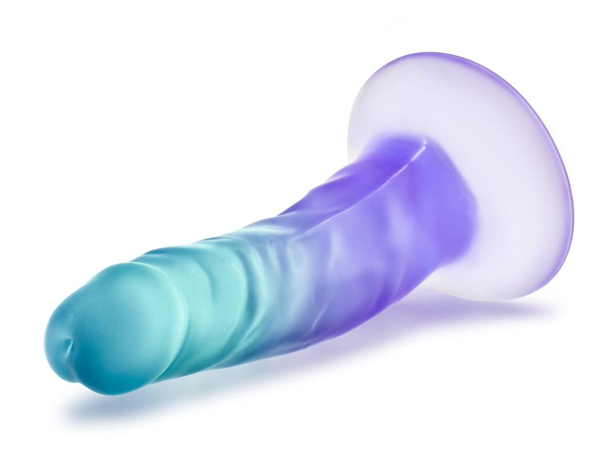 B Yours - Morning Dew - 5 Inch Dildo - Sapphire - Love It Wet