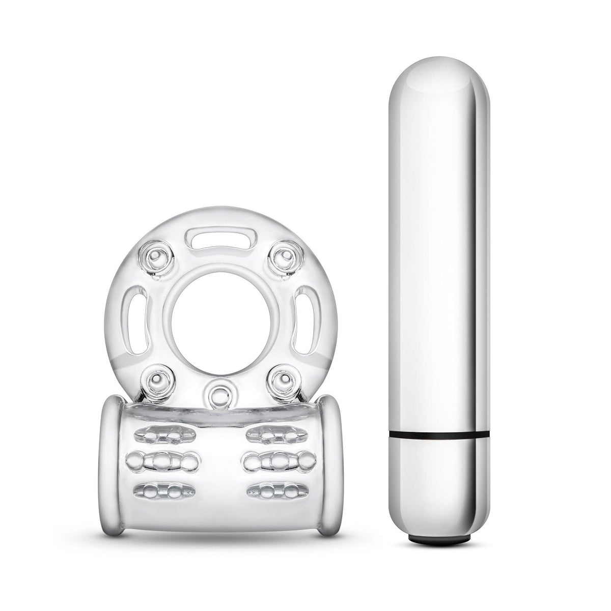 Stay Hard 10 Function Vibrating Bull Ring - Blue - Love It Wet