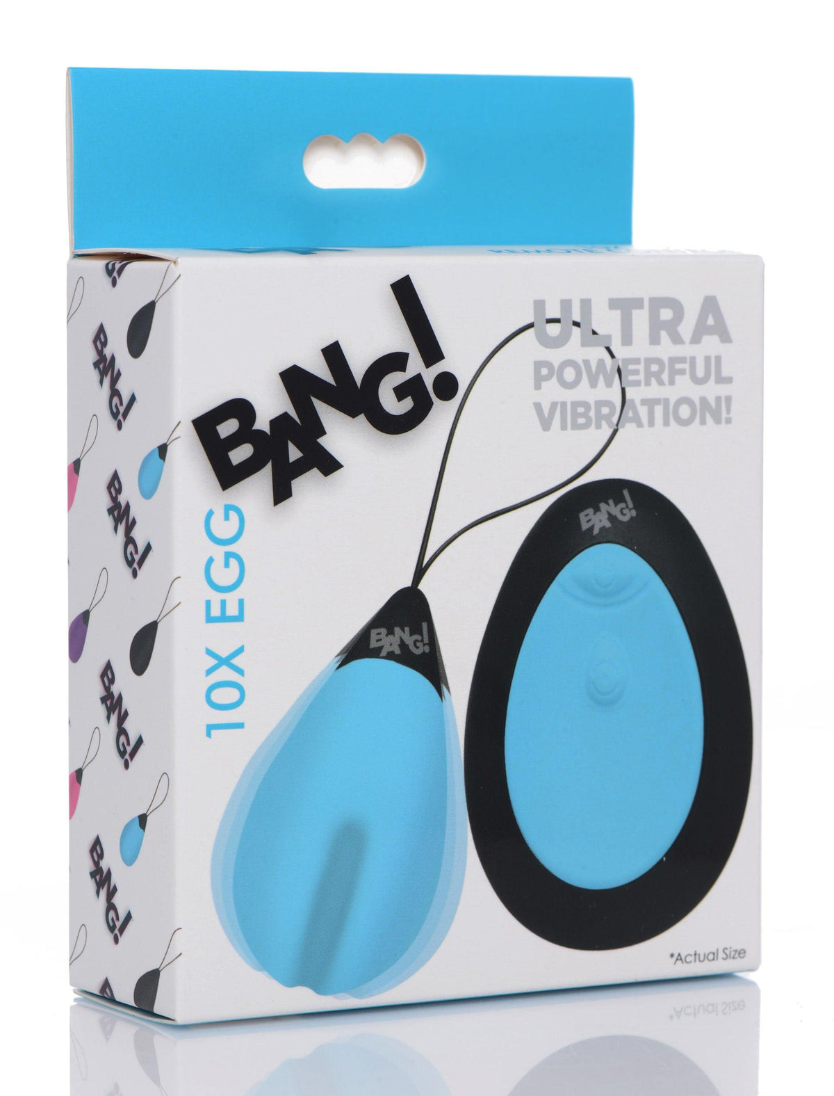Bang - 10x Silicone Vibrating Egg - Purple - Love It Wet