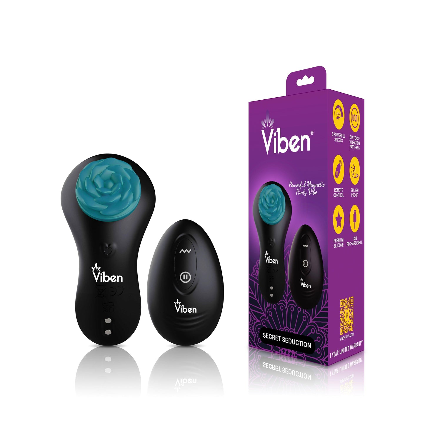 Secret Seduction - Black - Panty Vibe - Love It Wet