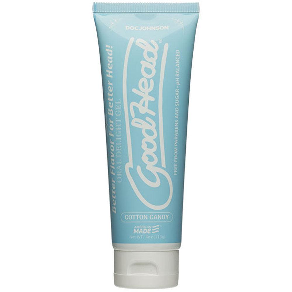 Goodhead - Oral Delight Gel - 4 Oz Tube - Cotton Candy - Love It Wet