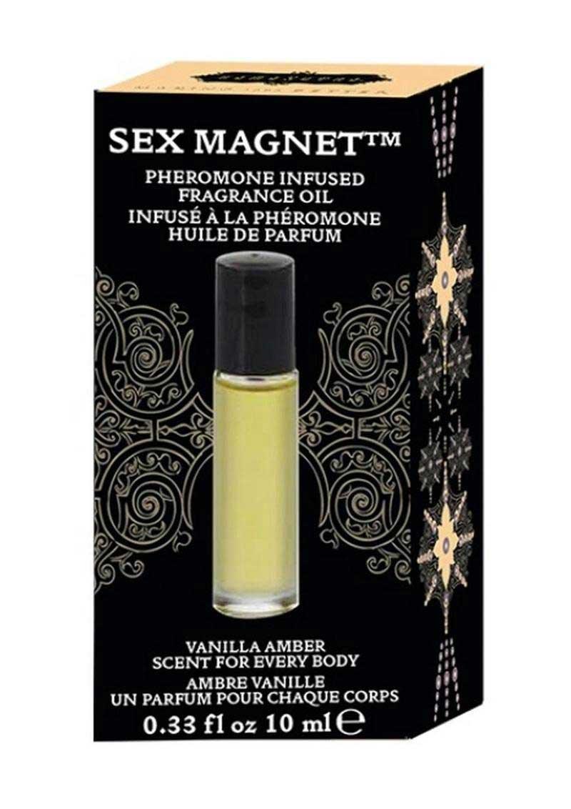 Sex Magnet Pheromone Roll on - Vanilla Amber 0.33 Oz - Love It Wet