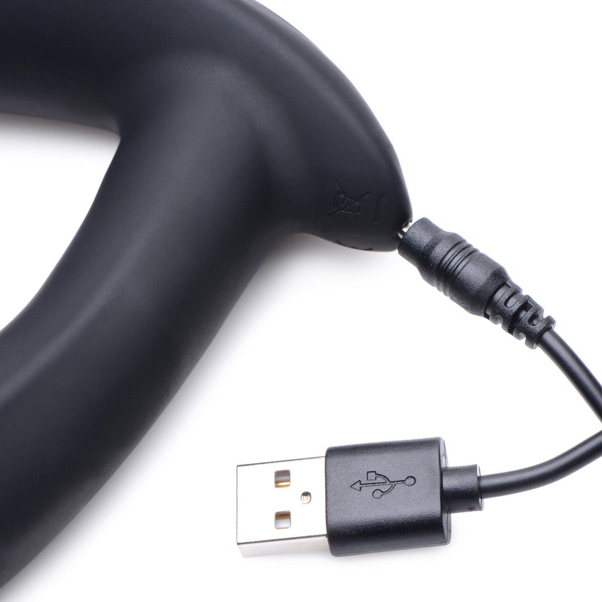 E-Stim and Vibrating Prostate Massager - Black - Love It Wet