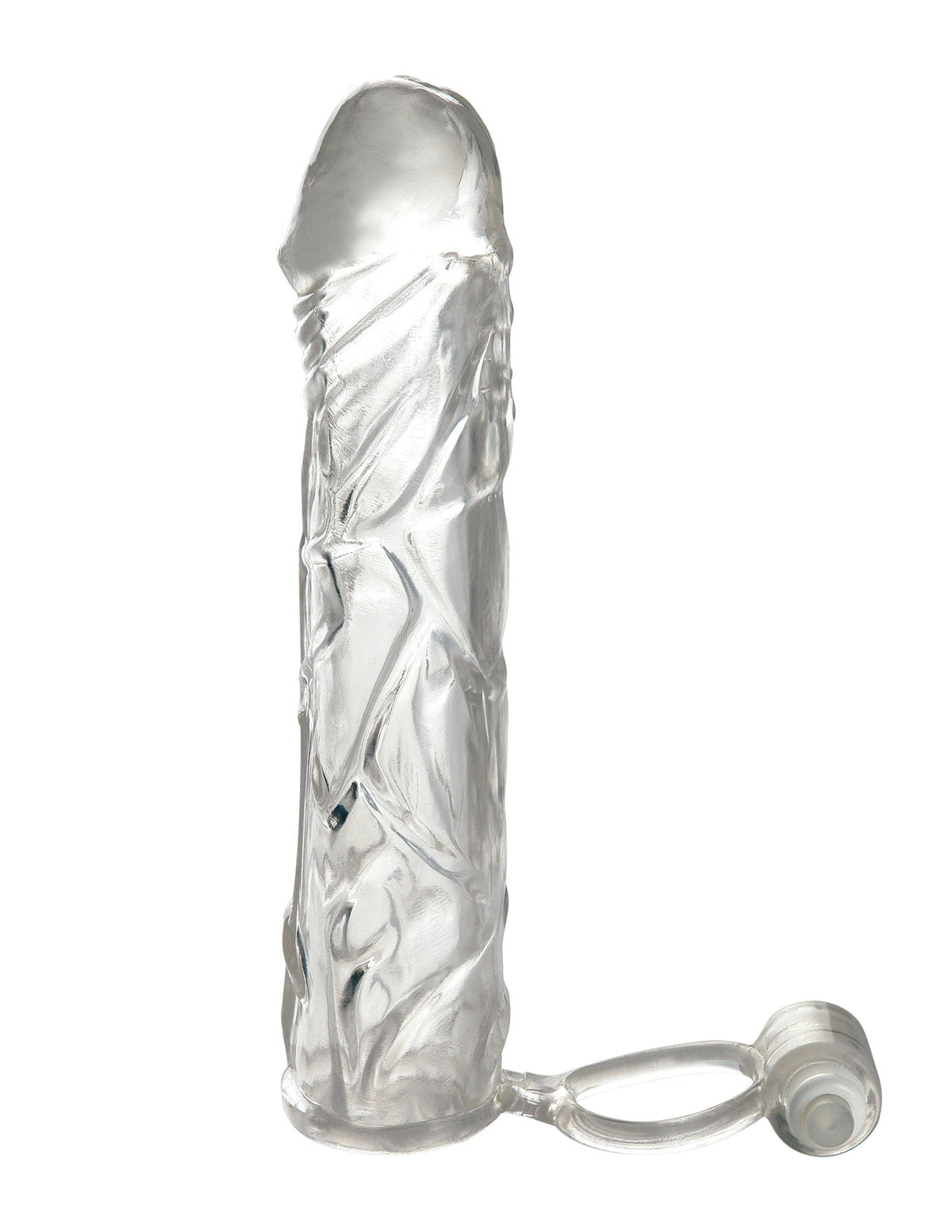 Fantasy X-Tensions Vibrating Super Sleeve - Clear - Love It Wet