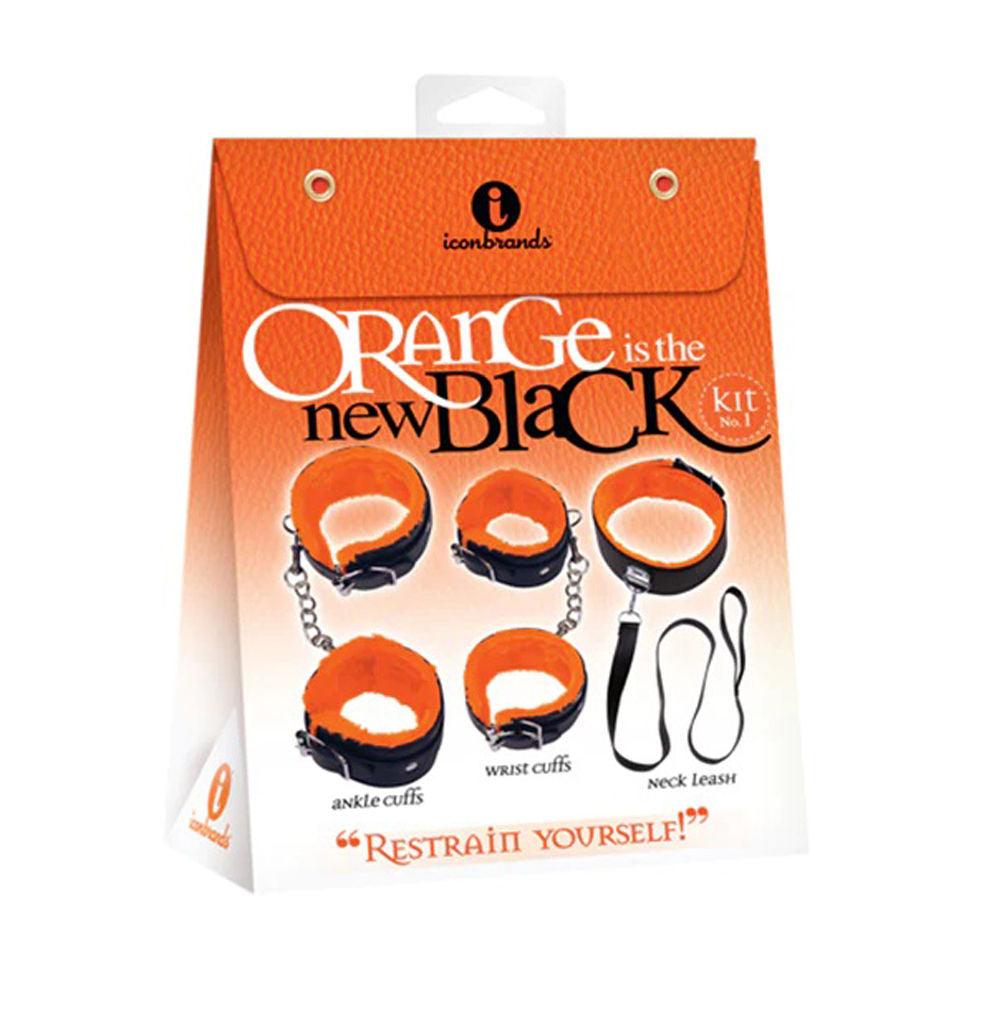 Orange Is the New Black Restrain Yourself Kit - Black/orange - Love It Wet