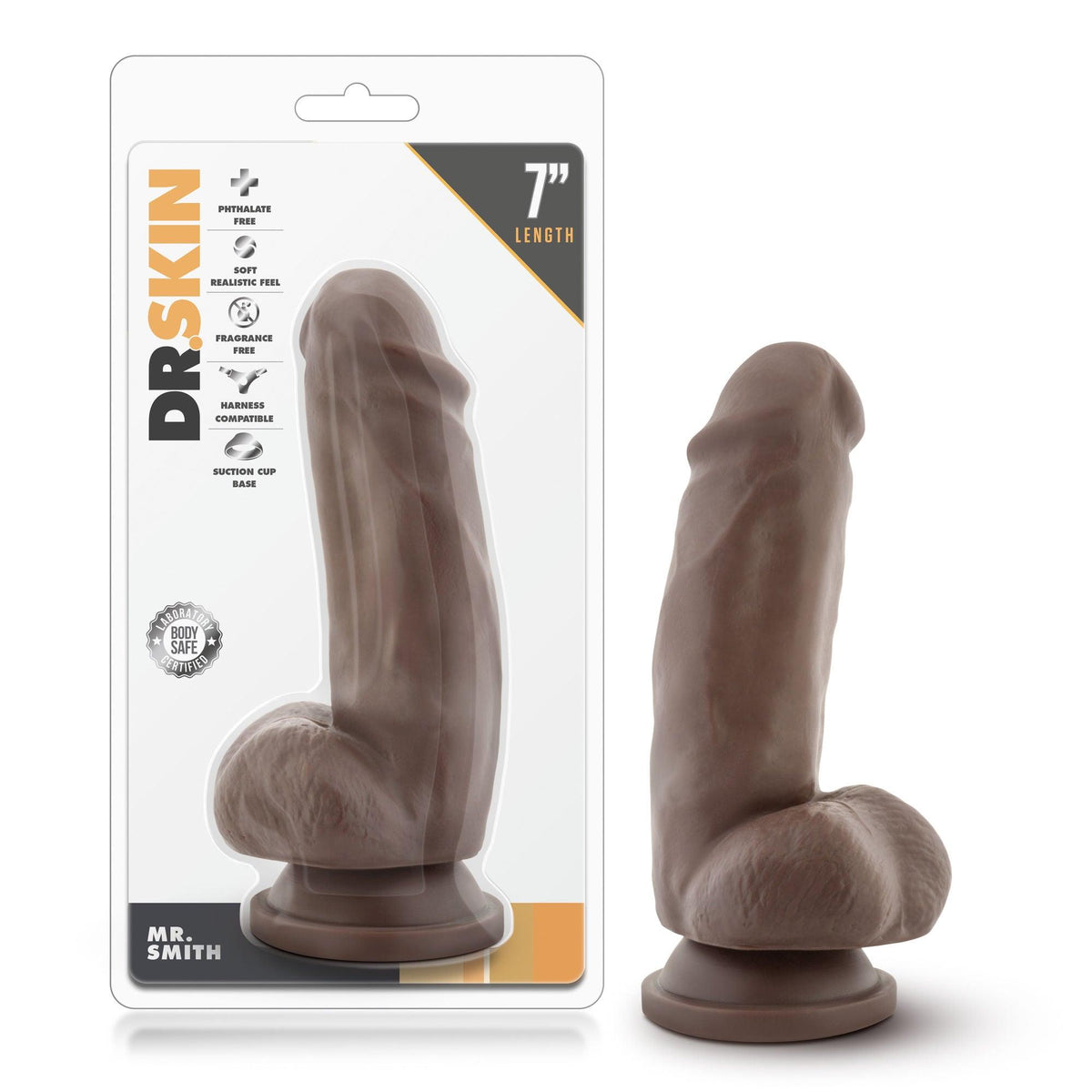 Dr. Skin - Mr. Smith - 7 Inch - Chocolate - Love It Wet