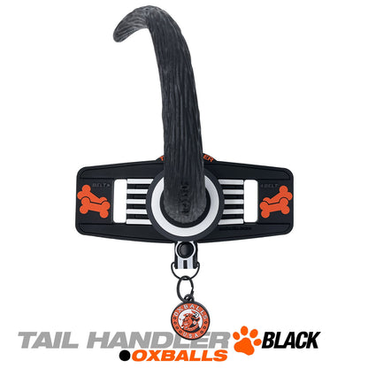 Tail Handler - Belt Strap Show Tail -  Black