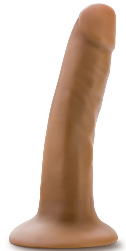 Dr. Skin Silicone - Dr. Lucas - 5 Inch Dong With  Suction Cup - Mocha