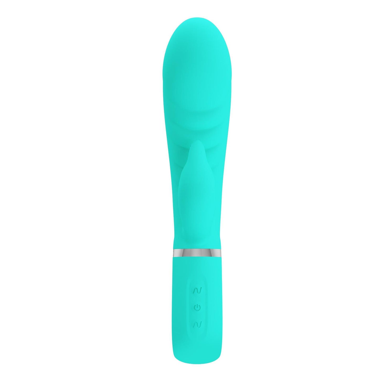 Prescott Super Soft Rabbit Silicone Vibrator -  Vibrator -Teal