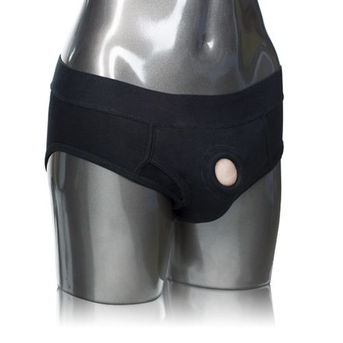 Packer Gear Boxer Brief Harness - Large/extralarge - Black