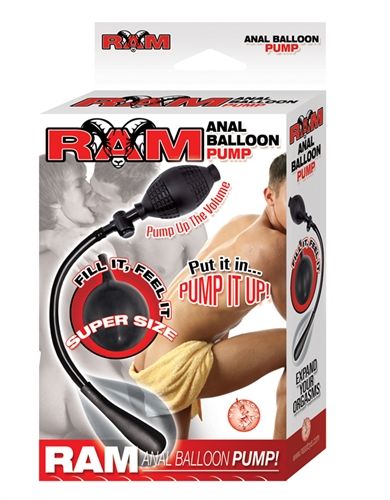 Ram Anal Balloon Pump - Flesh