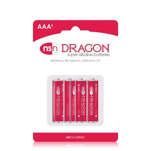 \"Dragon - Alkaline Batteries - AAA - 4 Pack\"