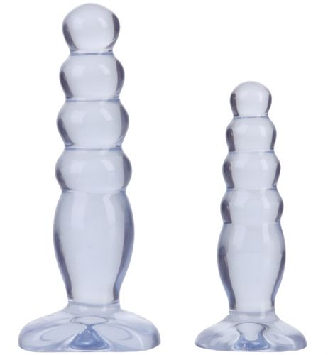 Crystal Jellies Anal Delight Trainer Kit - Clear