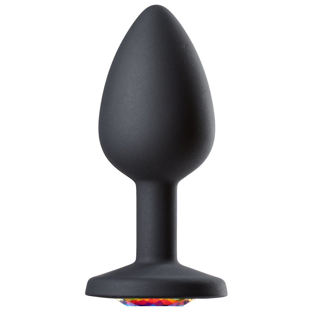 Cloud 9 Novelties Gems Jeweled Silicone Anal Plug  - Small