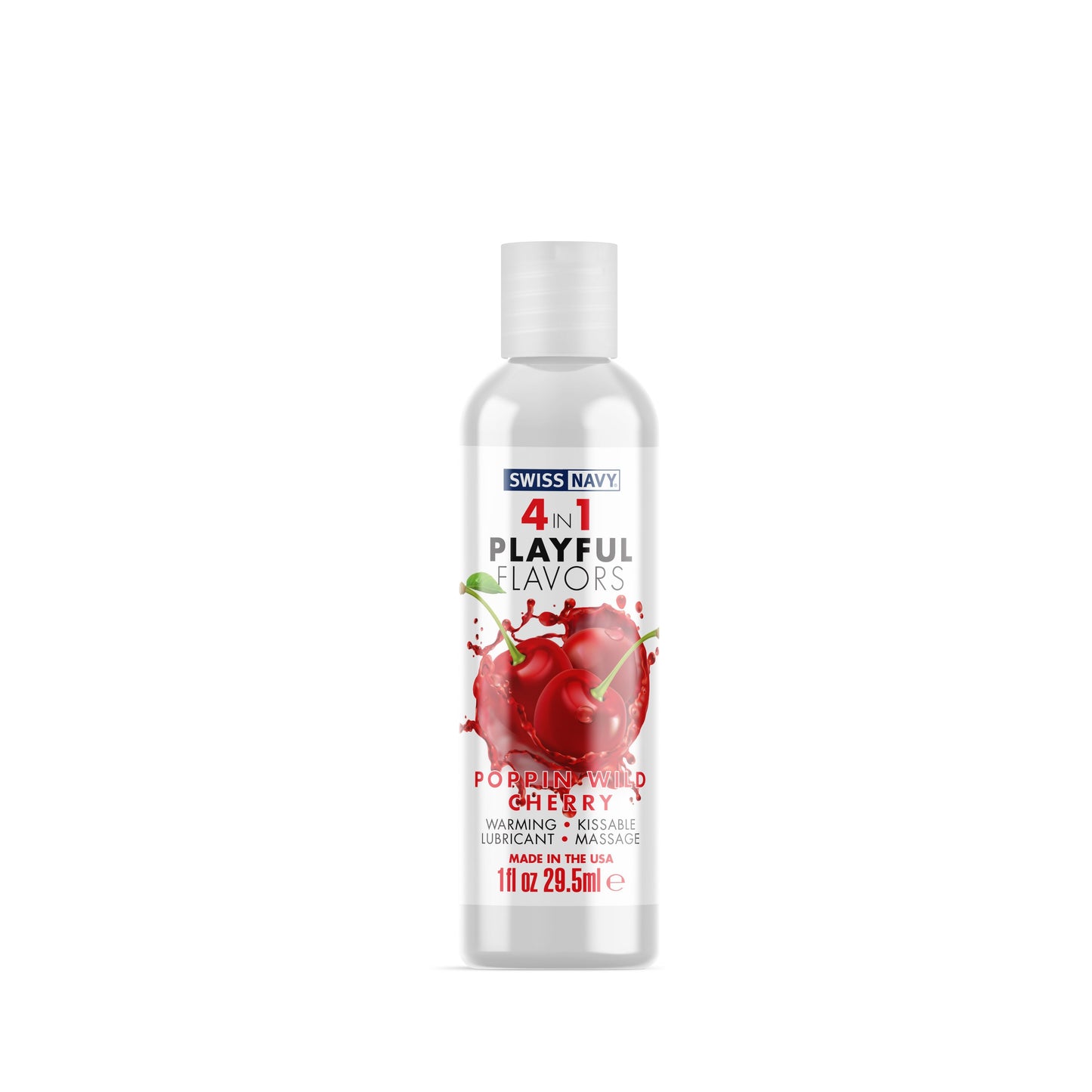 Swiss Navy 4-in-1 Playful Flavors - Pop'n Wild Cherry - 1 Fl. Oz.