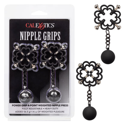 Nipple Grips Power Grip 4-Point Weighted Nipple  Press