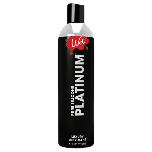 Wet Platinum - Lubricante de silicona 1 Oz