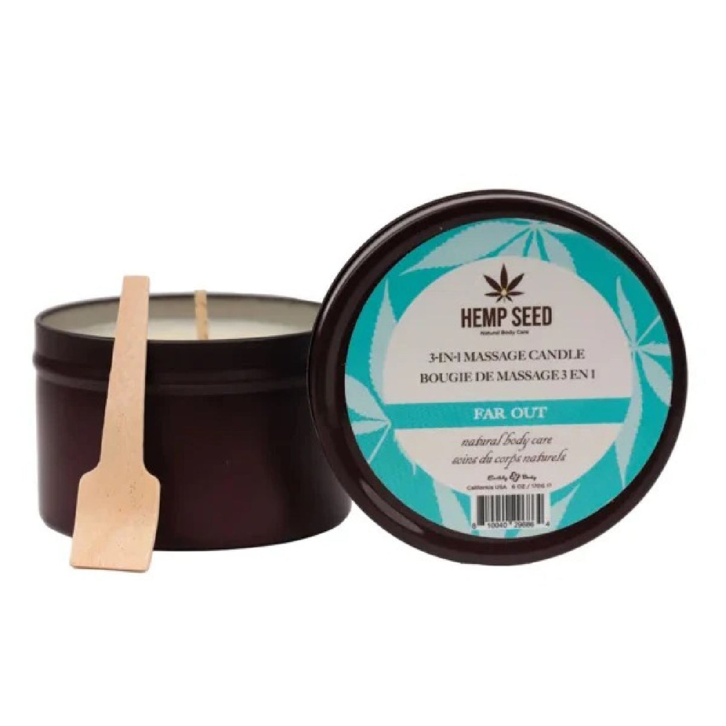 Hemp Seed 3-in-1 Massage Candle - 6 Oz