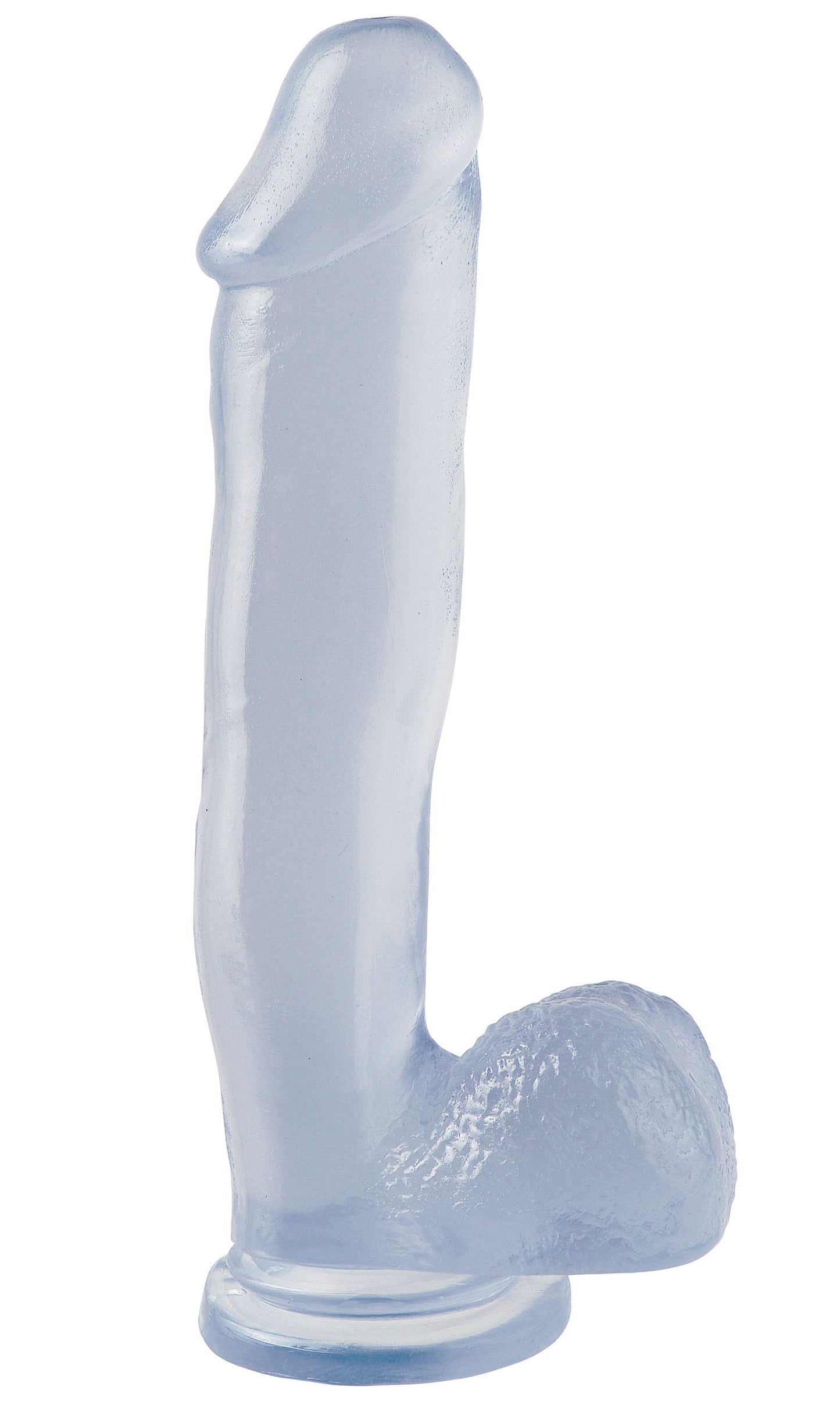 Basix Rubber Works 12 Inch Dong With Suction Cup - Clear