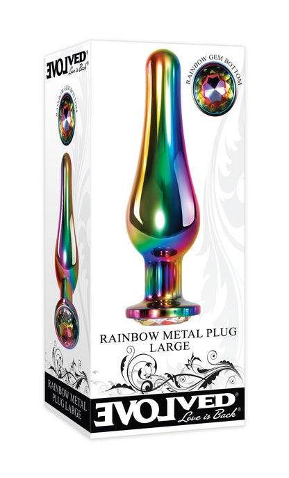 Rainbow Metal Plug - Large