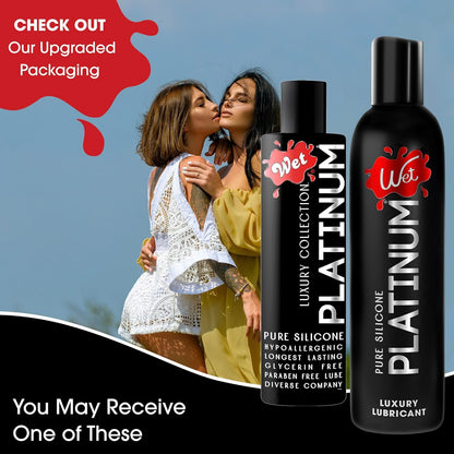 Wet Platinum - Luxury Silicone Based Lubricant for Men, Women & Couples