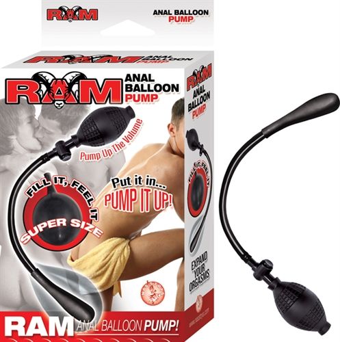 Ram Anal Balloon Pump - Flesh