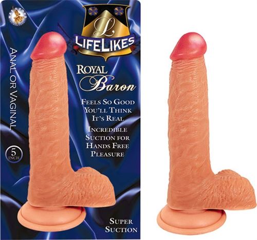 Lifelike Flesh Royal Baron 5 Inch