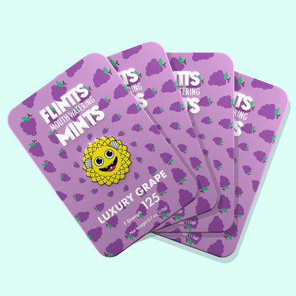Flintts Mouth Watering Mints Luxury Grape -  F-Strength 125