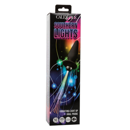 Southern Lights - Vibrating Light Up Anal Probe -  Black