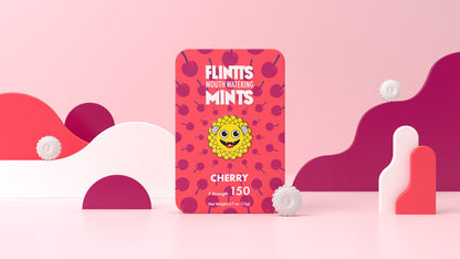 Flintts Mouth Watering Mints Cherry - F-Strength 150