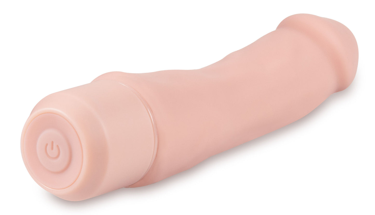 Dr. Skin Silicone  Dr. Steve - 7 Inch Vibrating Dildo - Beige