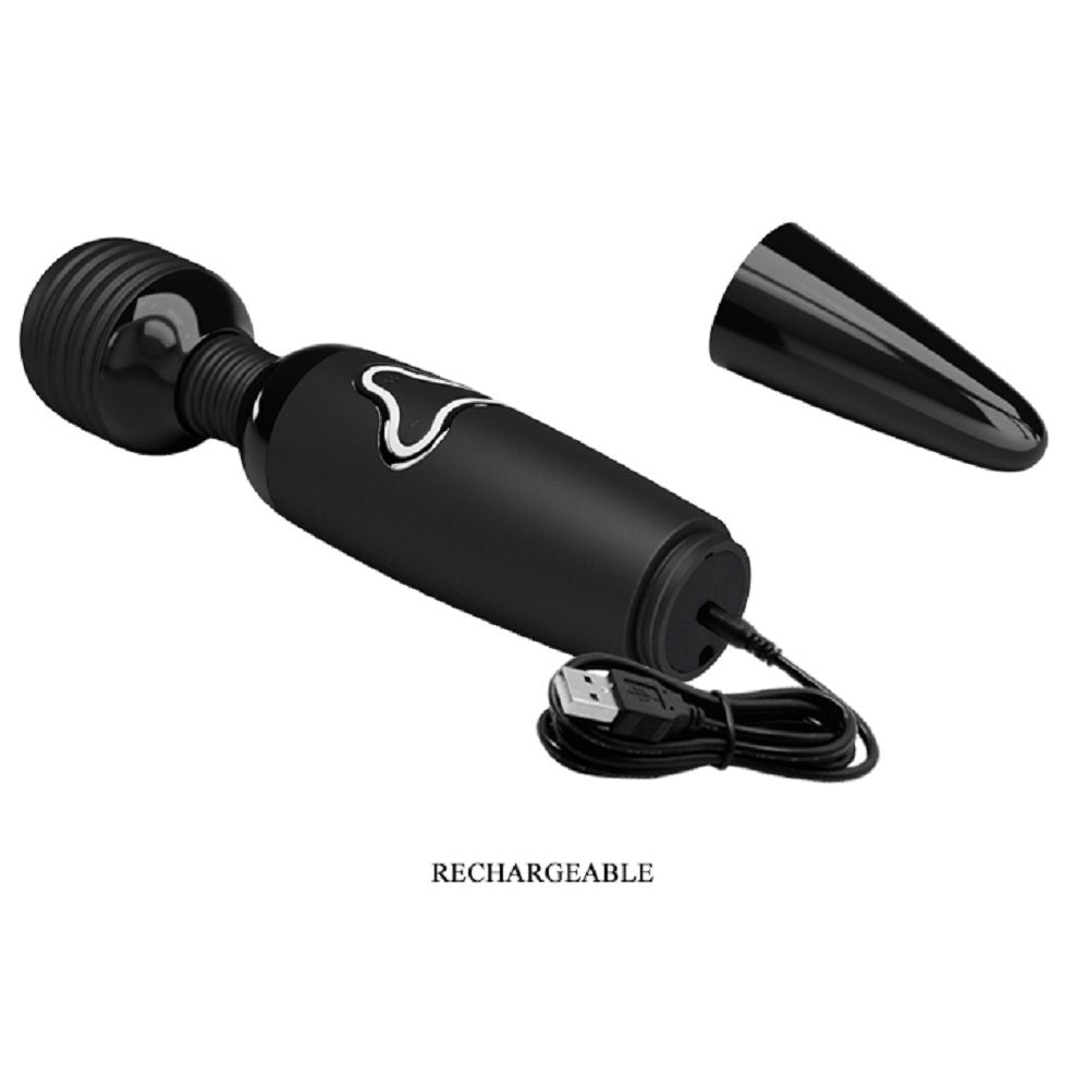 Pretty Love Body Wand With Led Light - Black