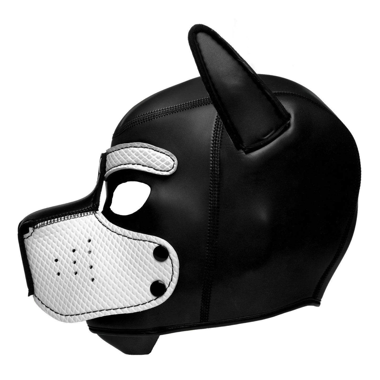 Spike Neoprene Puppy Hood - White