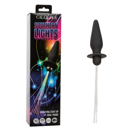 Southern Lights - Vibrating Light Up Anal Probe -  Black