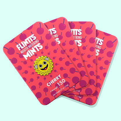 Flintts Mouth Watering Mints Cherry - F-Strength 150