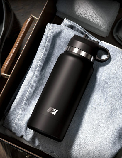 Fap Flask - Thrill Seeker - Black Bottle - Frosted