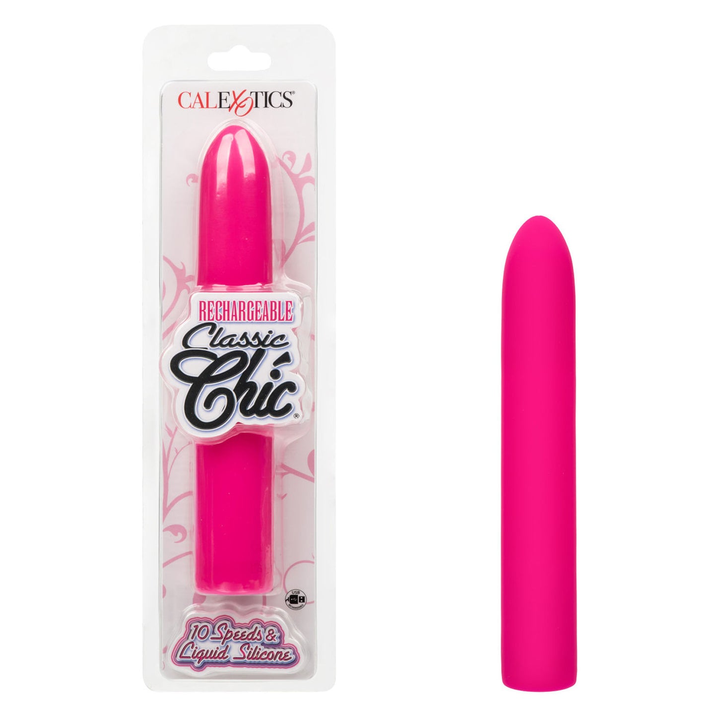 Rechargeable Classic Chic  Standard Vibrator - Pink