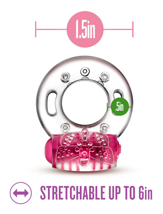 Play With Me - Arouser Vibrating C-Ring - Pink