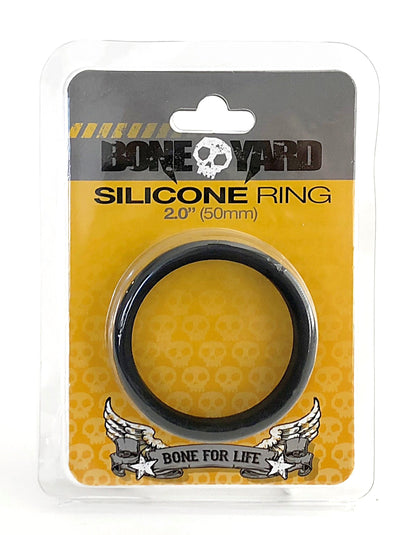 Boneyard Silicone Ring 50mm - Black